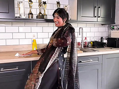 Cheating Indian Housewife Fools Around With Monster Cock When Hubby Is Away