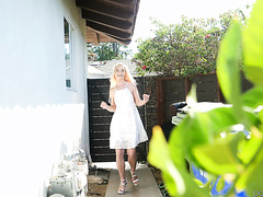 Charming Lana Sharapova Fucked And Fed With Cum For Breaking Into Neighbor’s House